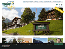 Tablet Screenshot of madrisahotel.com